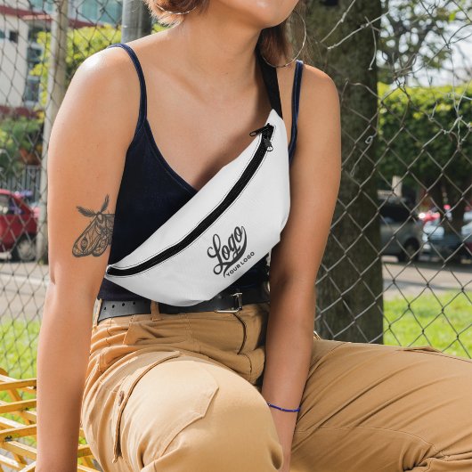 Zakelijke logo op Wit, Promotie Crossbody Heuptasje