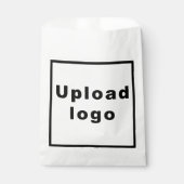 Zakelijke Logo op witboek tas Bedankzakje (Voorkant)