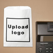 Zakelijke Logo op witboek tas Bedankzakje