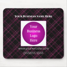 Zakelijke Logo | Paarse Pset Personalized Mousepad