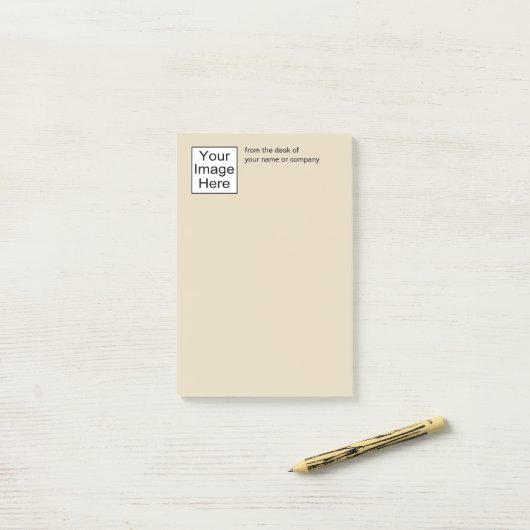 Zakelijke Logo Post-it® Notes (Op bureau)