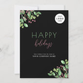 Zakelijke LOGO Prettige feestdagen Feestdagenkaart (Voorkant)