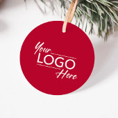 Zakelijke Logo Prettige feestdagen Waterverf Bedankjes Labels