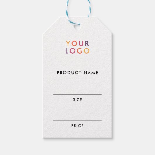 Zakelijke Logo Prijs Gift Labels Cadeaulabel (Voorkant)