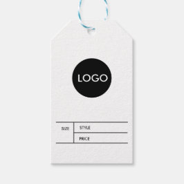 Zakelijke Logo Prijs QR Code Hang Label Cadeaulabel