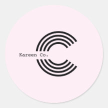Zakelijke Logo Professional Blush Roze stijlvol