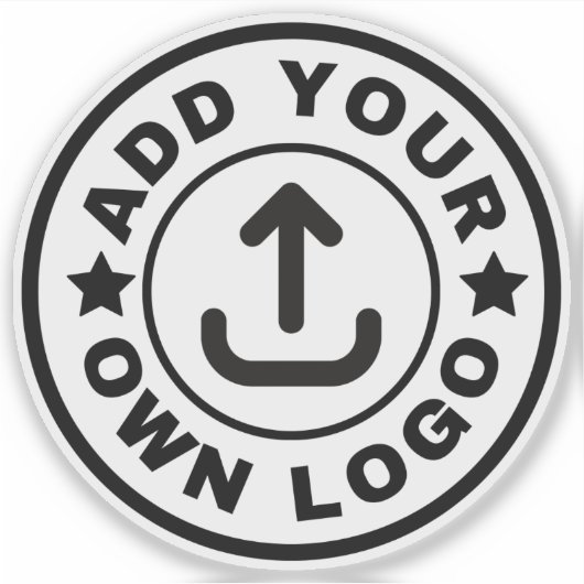 Zakelijke Logo, professioneel gemerkte waterfles S Sticker (Voorkant)