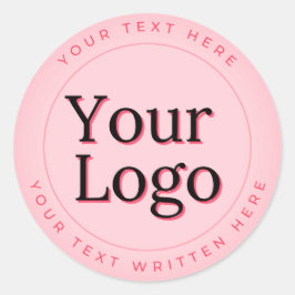 Zakelijke Logo | Professioneel merk Ronde Sticker