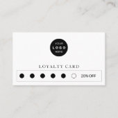 Zakelijke logo professionele bedrijfspons klantenkaartje (Voorkant)