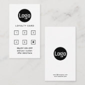 Zakelijke Logo | Professionele bedrijvigheid Klantenkaartje (Voorkant / Achterkant)