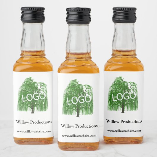 Zakelijke Logo Promotiebedrijf Mini Likeurfles Etiket (Flessen)