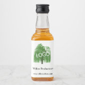 Zakelijke Logo Promotiebedrijf Mini Likeurfles Etiket (Voorkant)