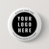 Zakelijke Logo Promotionele Custom Ronde Button 5,7 Cm (Voorkant)