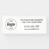 Zakelijke Logo Promotionele Handel Show Winkel Out Spandoek (Horizontaal)