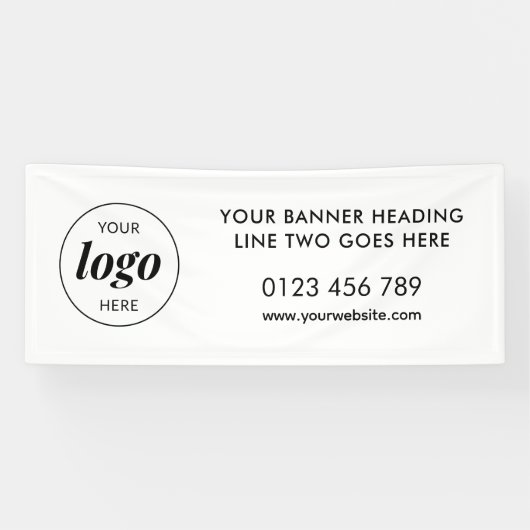 Zakelijke Logo Promotionele Handel Show Winkel Out Spandoek (Horizontaal)