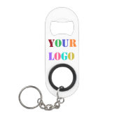 Zakelijke Logo Promotionele Sleutelhanger Flesopen Mini Flessenopener (Voorkant)