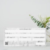 Zakelijke Logo QR Code Cadeaubon (Staand voorkant)