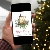 Zakelijke Logo QR-code Corporate Christmas Feestdagenkaart