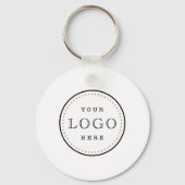 Zakelijke Logo QR-code dubbelzijdig Sleutelhanger (Voorkant)