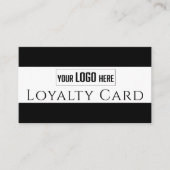 Zakelijke Logo QR Code Loyaliteit Klantstempel Pun Kortingskaartje (Voorkant)