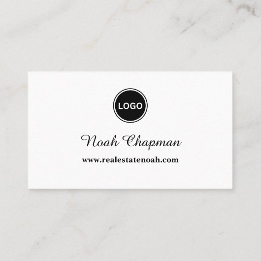 Zakelijke Logo QR-code Professionele service Visitekaartje (Achterkant)