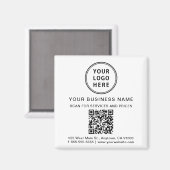Zakelijke Logo QR Code Promotie Magneet (Voorkant / Achterkant)