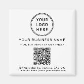 Zakelijke Logo QR Code Promotie Magneet (Voorkant)