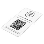 Zakelijke Logo QR Code Promotioneel Magneet (Linkerzijde)