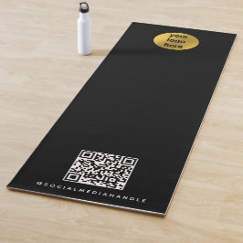 Zakelijke Logo QR Code Yoga Studio Promotie Yogamat
