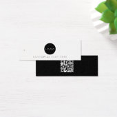 Zakelijke Logo QR-codelabel Hang Label Mini Visitekaartjes (Bureau)