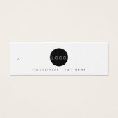 Zakelijke Logo QR-codelabel Hang Label Mini Visitekaartjes (Voorkant)