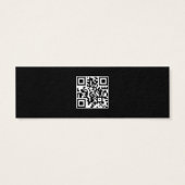 Zakelijke Logo QR-codelabel Hang Label Mini Visitekaartjes (Achterkant)