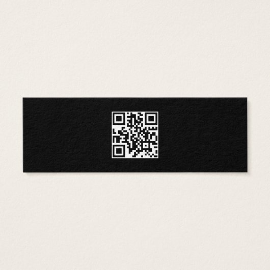 Zakelijke Logo QR-codelabel Hang Label Mini Visitekaartjes (Achterkant)