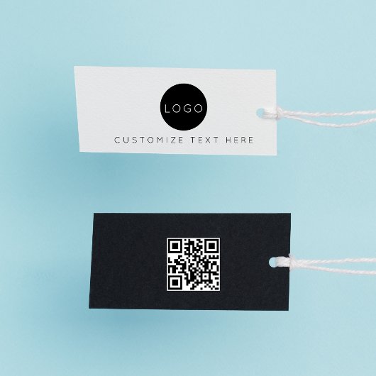Zakelijke Logo QR-codelabel Hang Label Mini Visitekaartjes