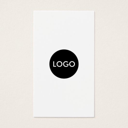 Zakelijke Logo QR-codelabel Hang Label Visitekaartje (Voorkant)