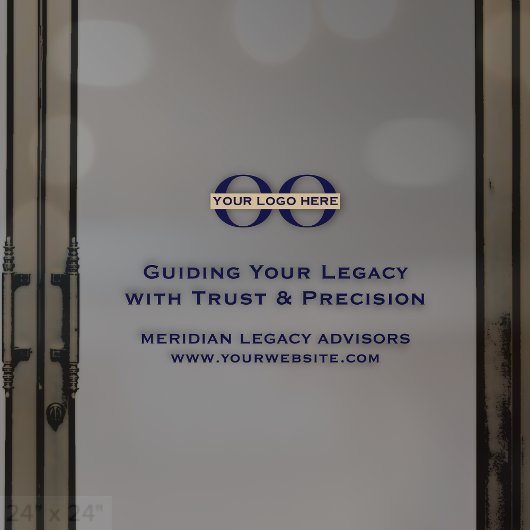 Zakelijke Logo Raamsticker