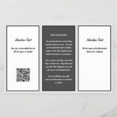 Zakelijke Logo Reclame Kleine Brochure (Achterkant)