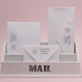 Zakelijke Logo Retouradres Rubberstempel