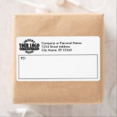 Zakelijke Logo - Retouradres - Verzending per post Etiket (Insitu)