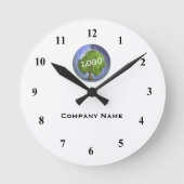 Zakelijke Logo Ronde Klok (Voorkant)