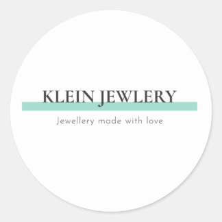 Zakelijke logo ronde sticker