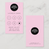 Zakelijke Logo Roze Blush Professional Loyalty (Voorkant / Achterkant)