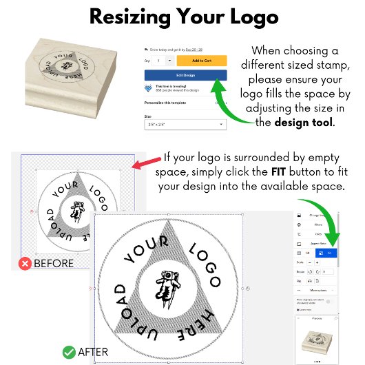 Zakelijke Logo Rubberstempel