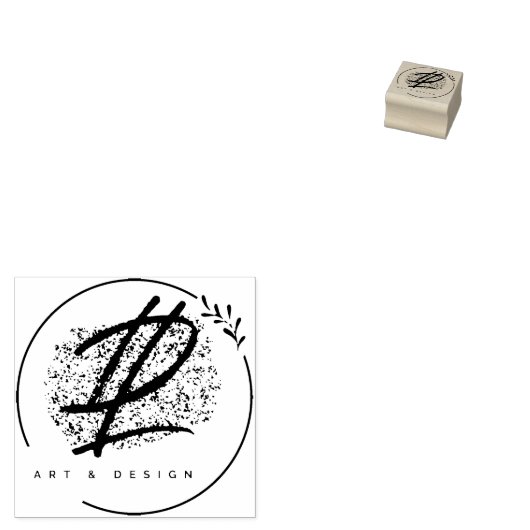 Zakelijke Logo Rubberstempel (Gestempeld)