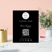 Zakelijke Logo scannen naar sociale media met QR-c Acryl Bord (Huwelijk)