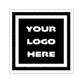 Zakelijke Logo Sjabloon Rubber Ink Stempel Kleuren (Afrduk)