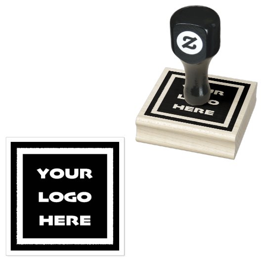 Zakelijke Logo Sjabloon Rubber Ink Stempel Kleuren (Gestempeld)