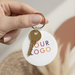 Zakelijke Logo Sleutelhanger<br><div class="desc">Draag uw merk overal met een gepersonaliseerde sleutelhanger met uw logo of afbeelding! Perfect voor zakelijke branding of persoonlijke stijl, deze aangepaste sleutelhanger is een praktisch maar opvallend accessoire dat uw merk centraal houdt. Ideaal voor weggeefacties, relatiegeschenken of persoonlijk gebruik, het is een gedenkwaardige manier om uw logo onderweg te...</div>