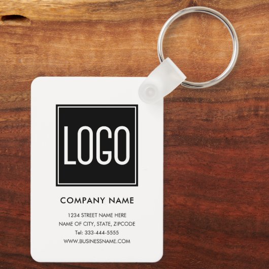 Zakelijke Logo Sleutelhanger (Achterkant)