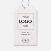 Zakelijke Logo Social Media Branding Cadeau Labels Cadeaulabel (Voorkant)